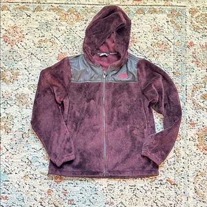 The North Face Kids Fleece Jacket - Purple and black